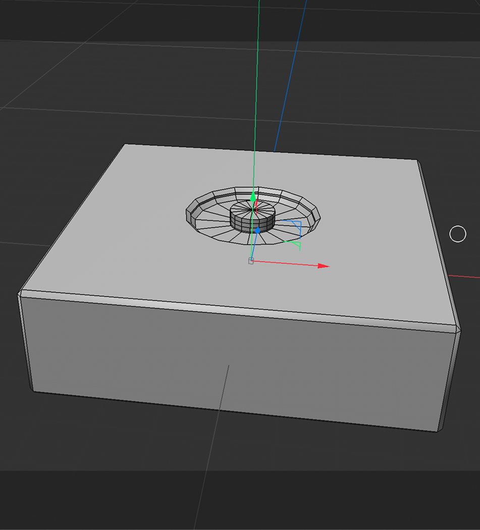 Image of modeling the tape measurer in Cinema 4D