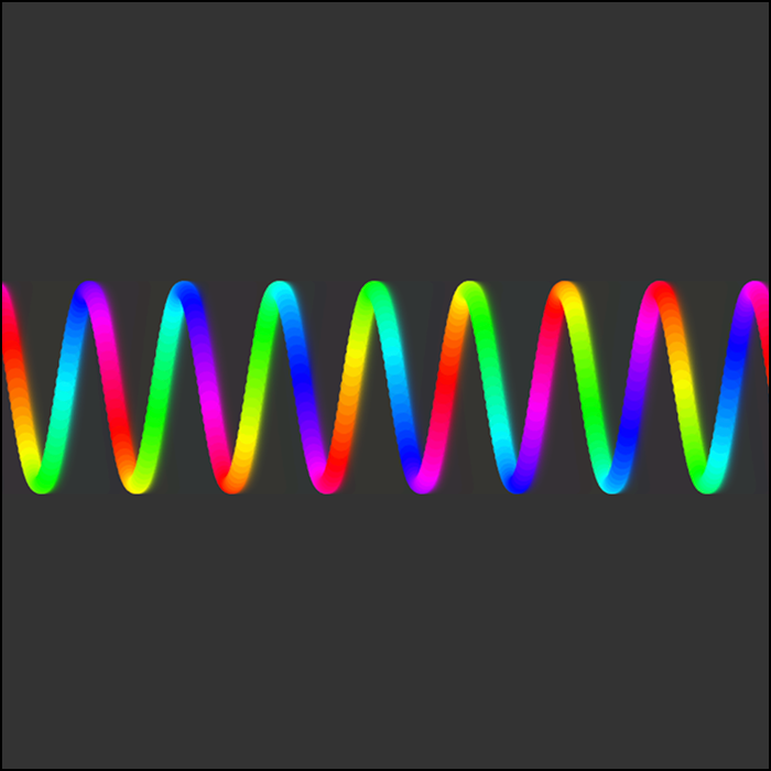 This is what the wave looks like normally when the sound isn't being played