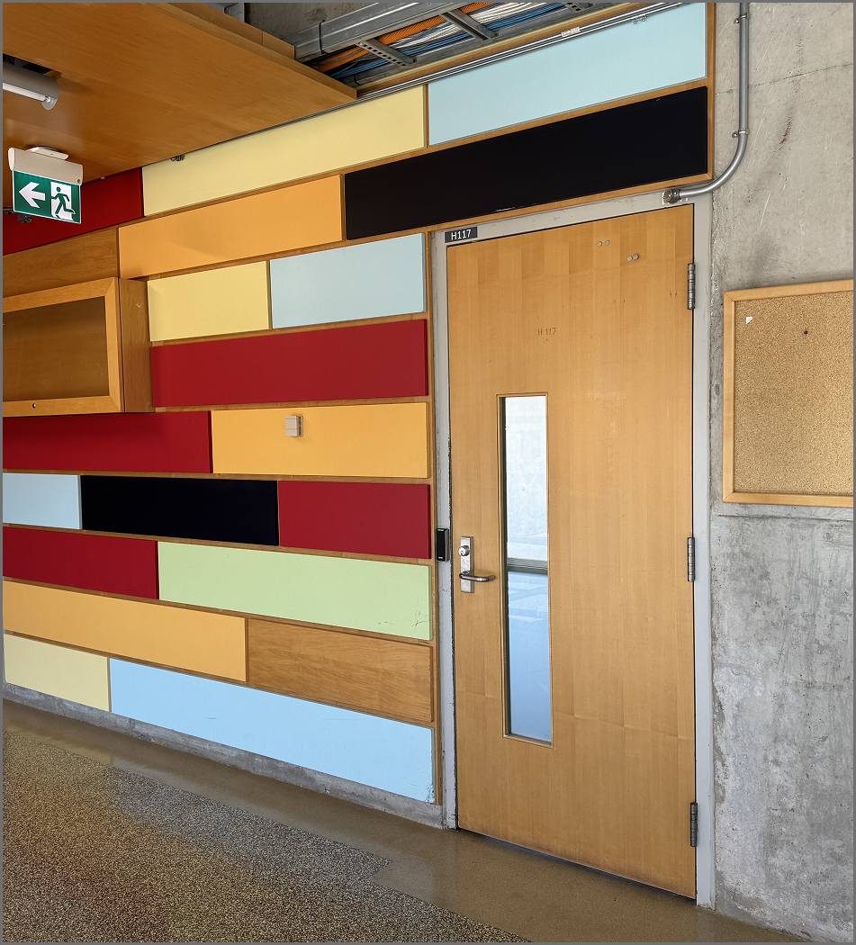 Classroom/studio inside J-wing