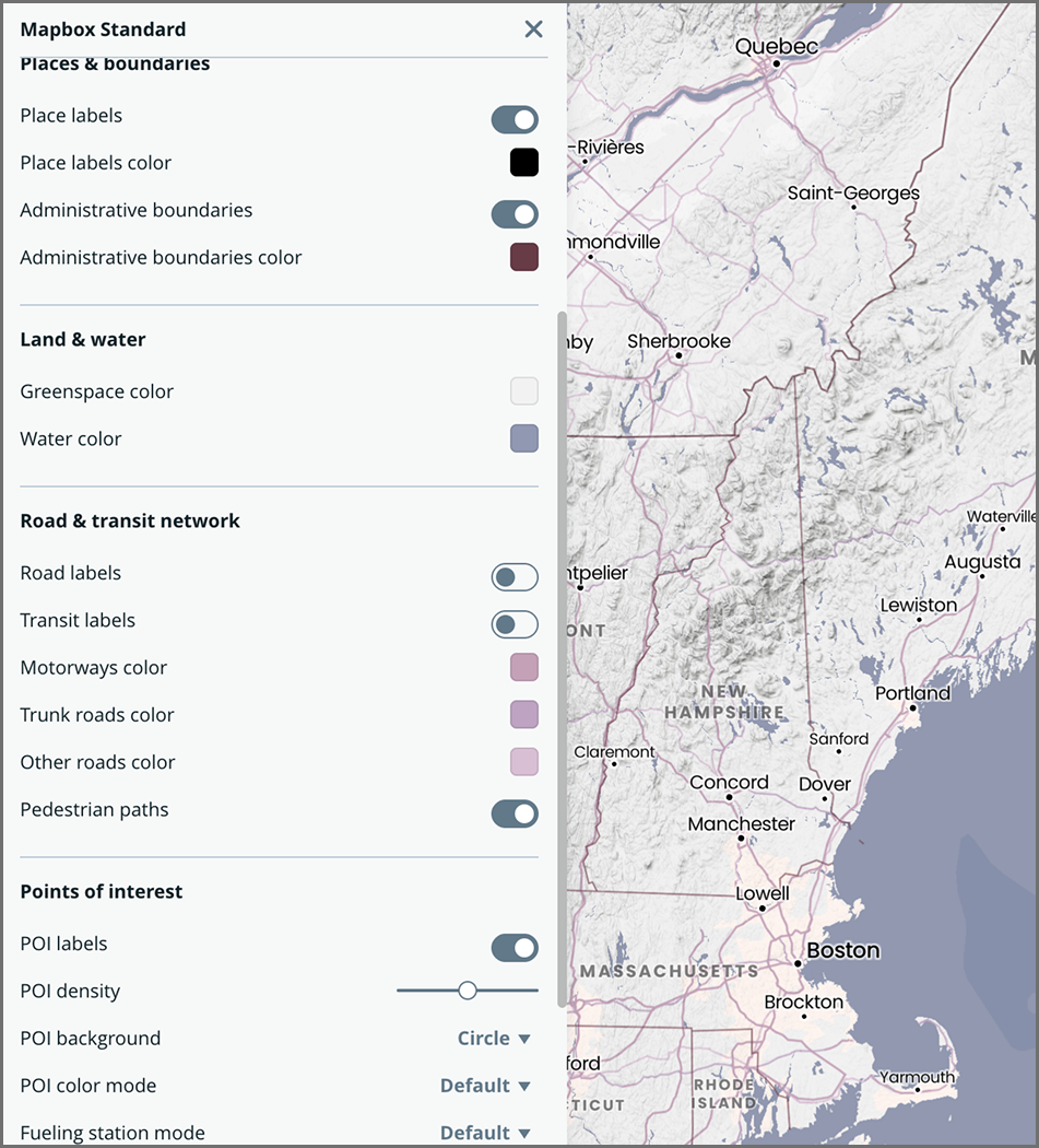 Changing road colors inside Mapbox
